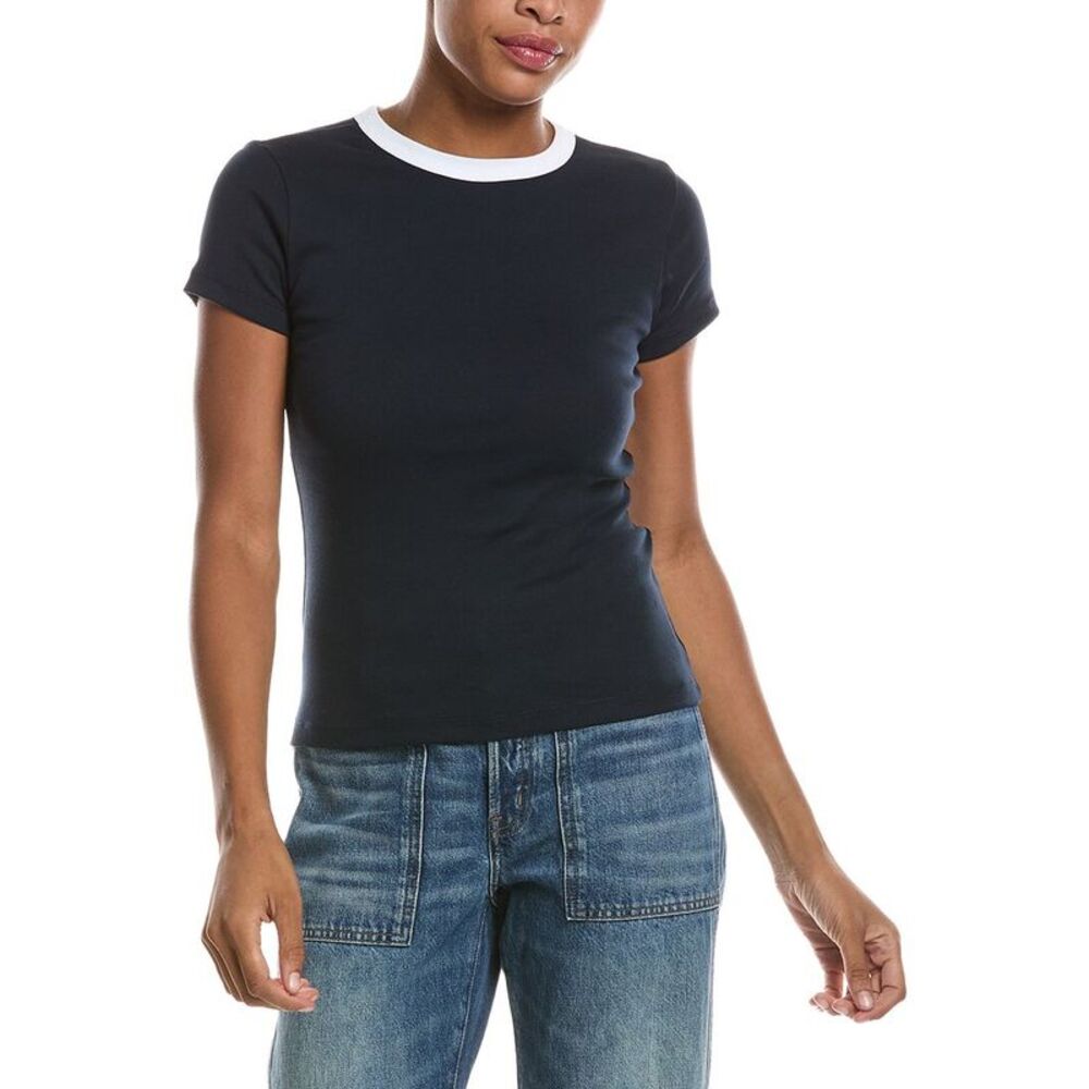 Madewell Womens The 90'S Crewneck T-Shirt, Navy